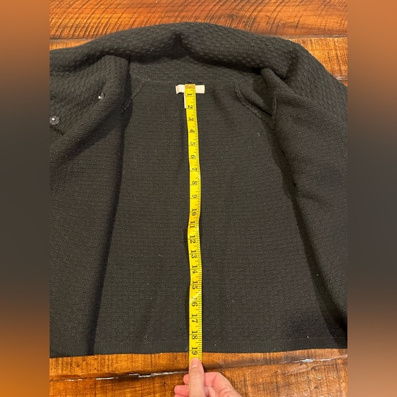 Banana Republic Black Wool Sweater Jacket - Picture 6 of 13